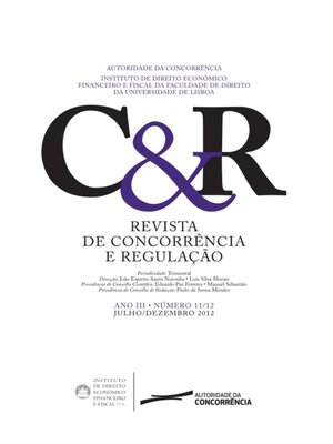 cover image of Revista de Concorrência e Regulação--Ano IV . n.º 13--Jan/Mar 2013